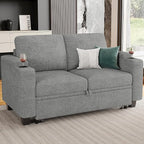 Belffin Chenille Sectional Sleeper Sofa - Image 2
