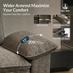 HERA'S HOUSE 88" Modular Sectional Sofa, L Shaped Couches - Image 3