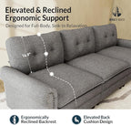 HERA'S HOUSE 2 Pieces Modular Sectional Sofa Sets, Oversized Couch Set - Image 9