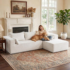 106" Cloud Sectional Boneless Couches - Image 7