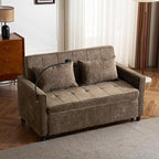3 in 1 Convertible Sleeper Sofa Bed, 56.9" Small Pull Out Couch Bed - Image 3