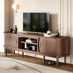 Decofy Mid Century TV Stand for TVs up to 90 Inches, Entertainment Center - Image 7