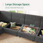 HONBAY Modular Sectional Sofa - Image 6