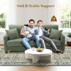 Kidirect 70in Corduroy Couch, Sofas - Image 7
