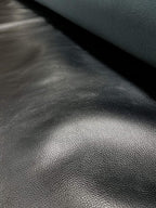 NAT Leathers | Black Pebble Soft Faux Vegan Leather PU | 4 Yards Cut by Yard | - Image 2