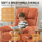 Korser Recliner Chair, Swivel Rocker Recliner Chair - Image 7