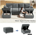 Ihanherry 6-Seater Large Sectional Sofa Bed - Image 5
