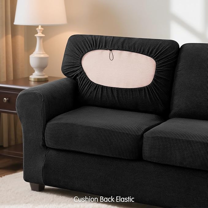 SUBRTEX 7 Pieces Stretch Sofa Slipcover Sets Couch Cover Sets Backrest Cushion - Image 7