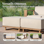 MIXPATIO 8 Pieces Outdoor Patio Furniture Set, Sectional Patio Conversation Set - Image 5