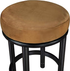 Meridian Furniture 977Saddle-C Monette Collection Art Deco Counter Stool - Image 5