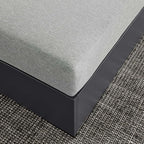 Modway Tahoe Aluminum Ottoman Gray - Image 8