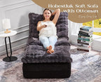 Hobestluk Sofa Couch Foam Sofa for Small Spaces Comfy Sofas - Image 3