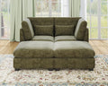 77" Oversized Chenille Couch Modular Sectional Sofa, Washable Cloud Couch by CHICHOUSE