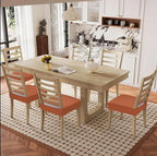 Smiry Waterproof Seat Covers for Dining Room Chairs Set of 4, Stretch Jacquard - Image 8