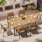 Outdoor Dining Set, Patio Table and Chairs Set by Oasbira