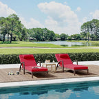 GarveeLife 2-Piece Rattan Patio Folding Chaise Lounge, 5-Position Adjustable - Image 8