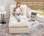 Hobestluk Sofa Couch Foam Sofa for Small Spaces Comfy Sofas - Image 3