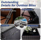 10 Pieces Patio Furniture Set - Image 8