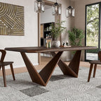Furniture of America Nazaen III 82.5" Mid-Century Modern Solid Wood Live Edge by FurnitureofAmerica