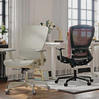ELABEST Mesh Office Chair, Ergonomic Computer Desk Chair, Sturdy Task Chair- - Image 2