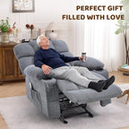 Massage Rocking Recliner Chair, Ergonomic Recliners Sofa - Image 8