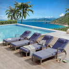 GarveeLife 2-Piece Rattan Patio Folding Chaise Lounge, 5-Position Adjustable - Image 8