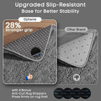 Ophanie 2x4 Small Rug Upgrade Non Slip Throw Bedside Area Rugs, Fluffy Soft - Image 4