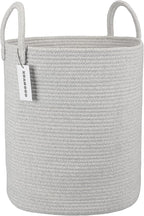 XUANGUO Cotton Rope Laundry Basket Hamper by XUANGUO