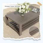 UDPATIO Aluminum Patio Furniture Set, Faux Wood Grain Modern Outdoor Furniture - Image 3