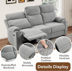 HAOMARKETS Power Reclining Loveseat Sofa Set of 2 - Image 6