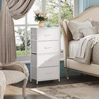 WLIVE Dresser with 4 Drawers, Storage Tower, Organizer Unit, Fabric Dresser - Image 2