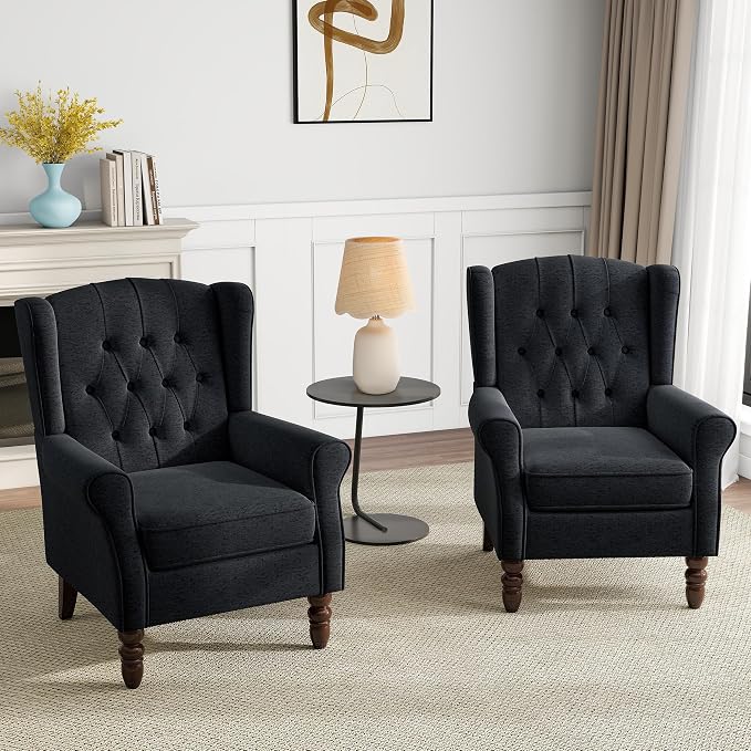 Mid-Century Modern Wingback Chair - Image 5