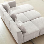 VANOMi 109.84" Modular Sectional Sofa - Image 7