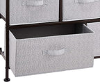 Amazon Basics Extra Wide Fabric 5-Drawer Storage Organizer Unit - Image 3