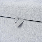 Adeco 18-inch Linen Storage Ottoman - Image 7