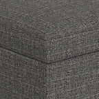SIMPLIHOME Owen Coffee Table Storage Ottoman - Image 8