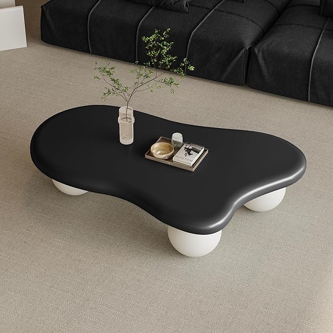 47" Irregular Coffee Table Cloud Coffee Table - Image 4